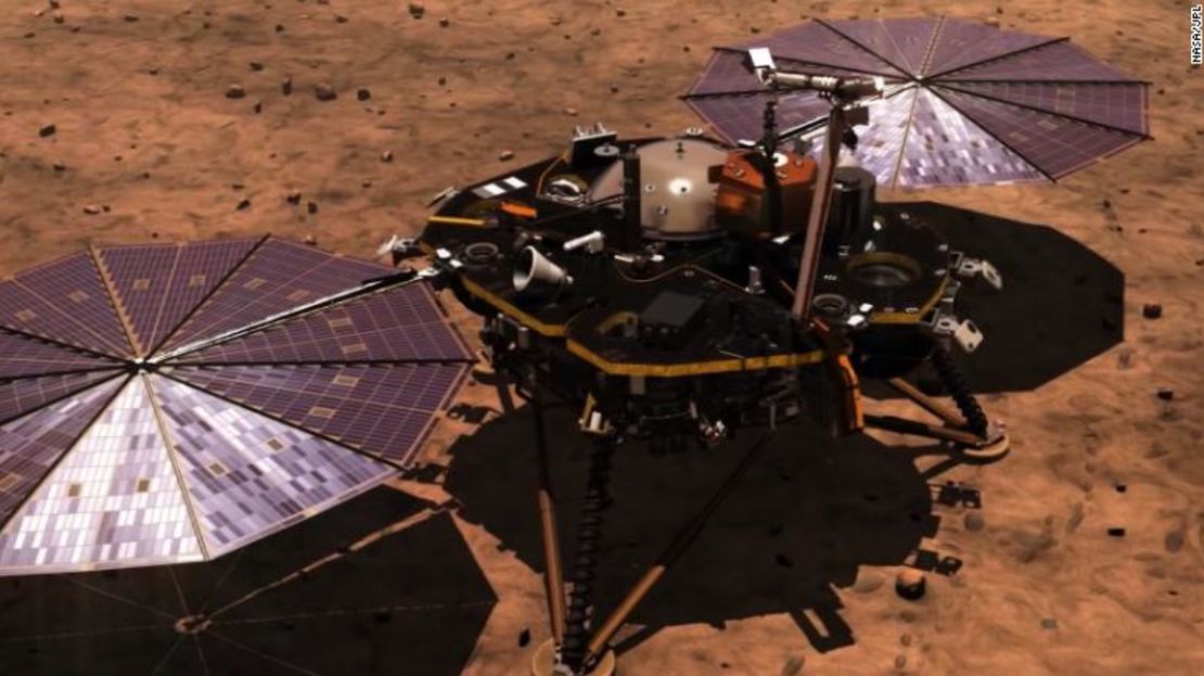 La sonda InSight estudiará la superficie de Marte.