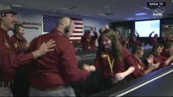 CNNE 591598 - el jubilo en la nasa cuando aterrizo insight en marte