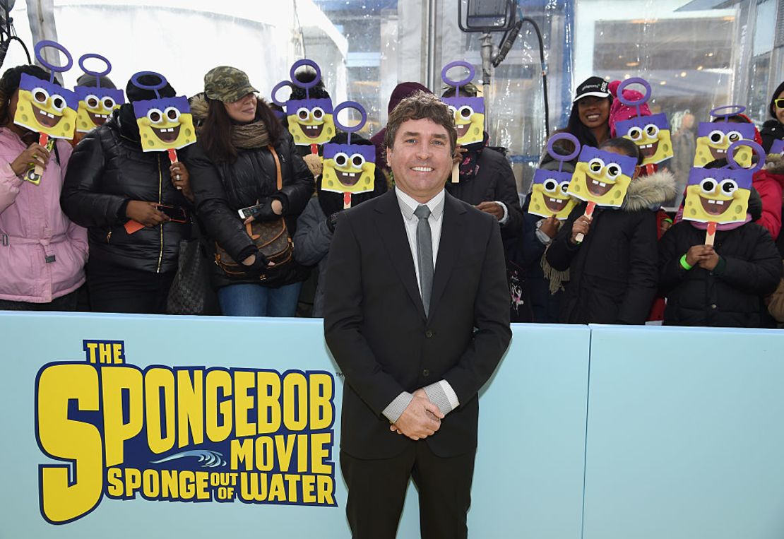 CNNE 591602 - the spongebob movie world premiere in new york