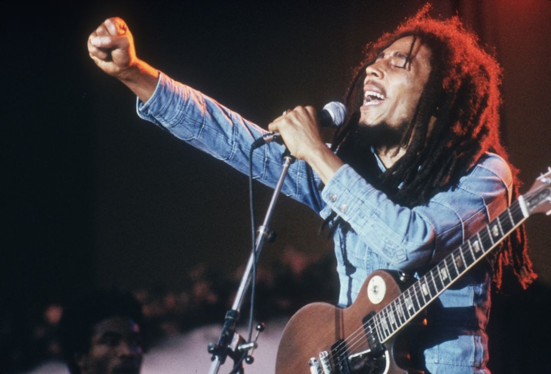 El músico jamaiquino Bob Marley, durante un concierto en una imagen de archivo.