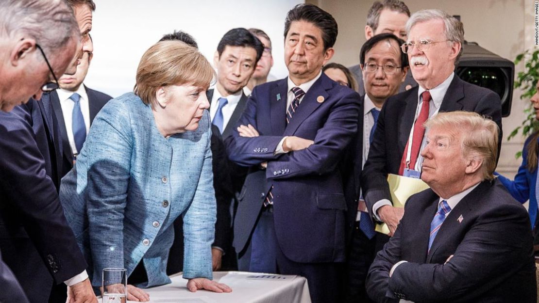 Líderes mundiales en la cumbre del G7 en Charlevoix, Canadá.