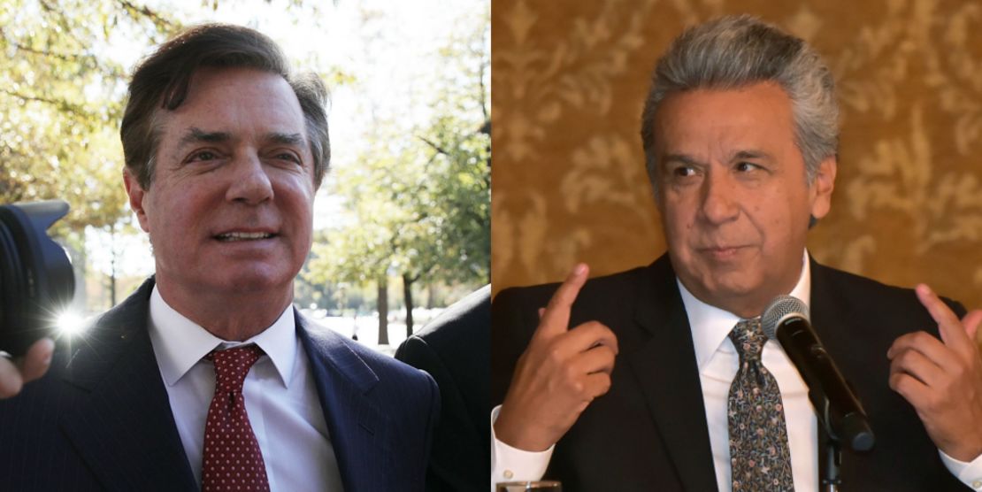 Paul Manafort y Lenín Moreno