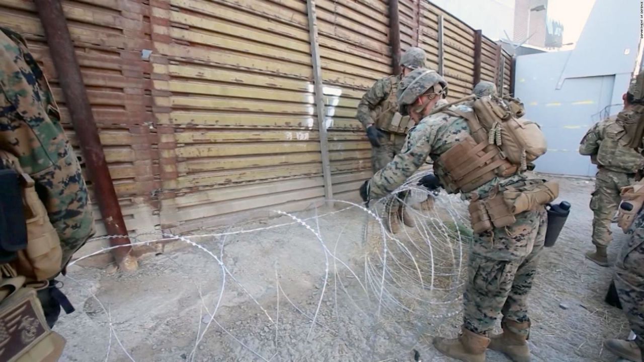 CNNE 593926 - las tropas estadounidenses continuaran en la frontera con mexico