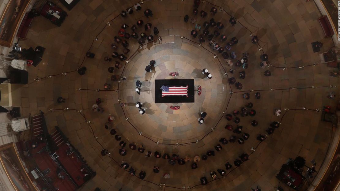 George Bush será enterrado el jueves en su parcela familiar en la Universidad de Texas A&M, en College Station (Getty Images).