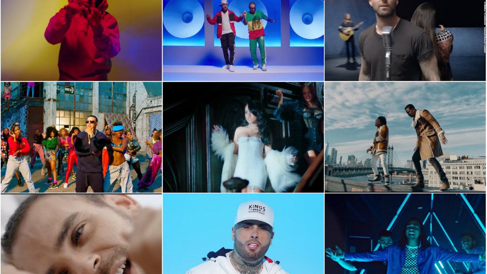 Los videos musicales más vistos de 2018 (8 de 10 son en español)