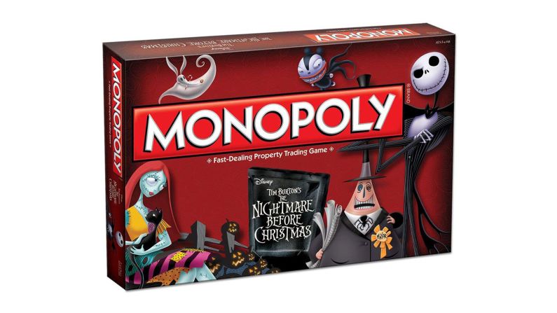 Juego de mesa Monopoly Tim Burton's Nightmare Before Christmas.