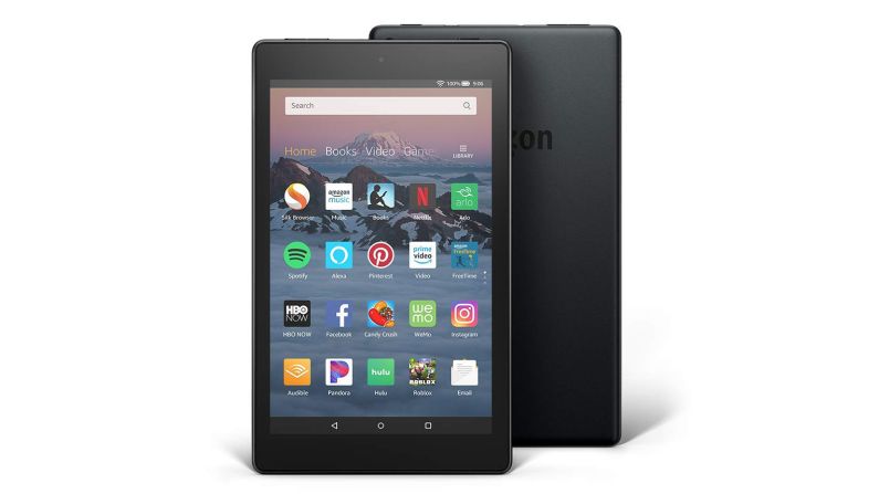 Tableta Amazon Fire 7 negra. Incluye Alexa, pantalla de 7’’ y 8GB de almacenamiento. ($49,99).