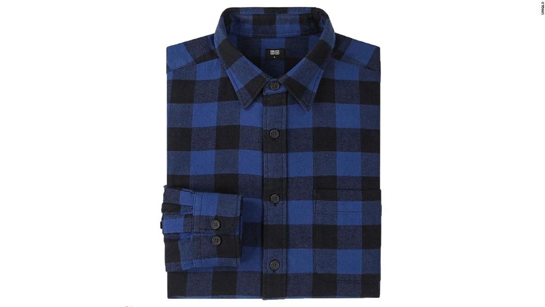 3. Camisa de franela Uniqlo