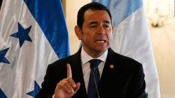 CNNE 598882 - jimmy morales asegura hacer cumplir la ley en guatemala