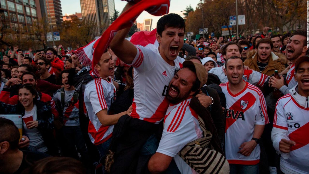 CNNE 599434 - river celebra el triunfo de la copa libertadores