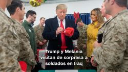 CNNE 600185 - #minutocnn- trump visita por primera vez una zona de guerra