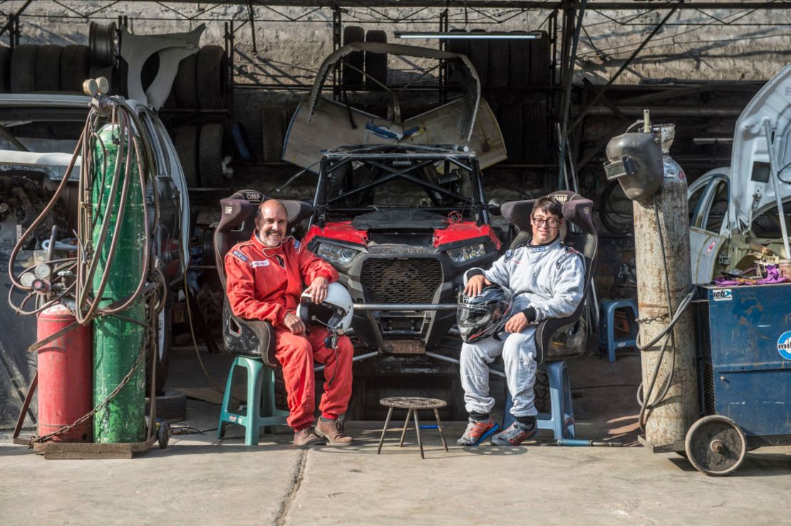 Jacques y Lucas ya compitieron en la carrera de preparación para el Dakar y terminaron en séptimo lugar