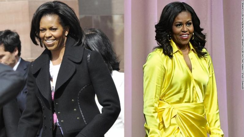 Michelle Obama: En 2009, Obama fue la primera dama de los Estados Unidos.En 2019, es una autora de gran éxito de ventas en medio de una gira de libros que está triunfando.