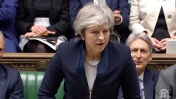 CNNE 605172 - el parlamento britanico rechaza el acuerdo del brexit de may