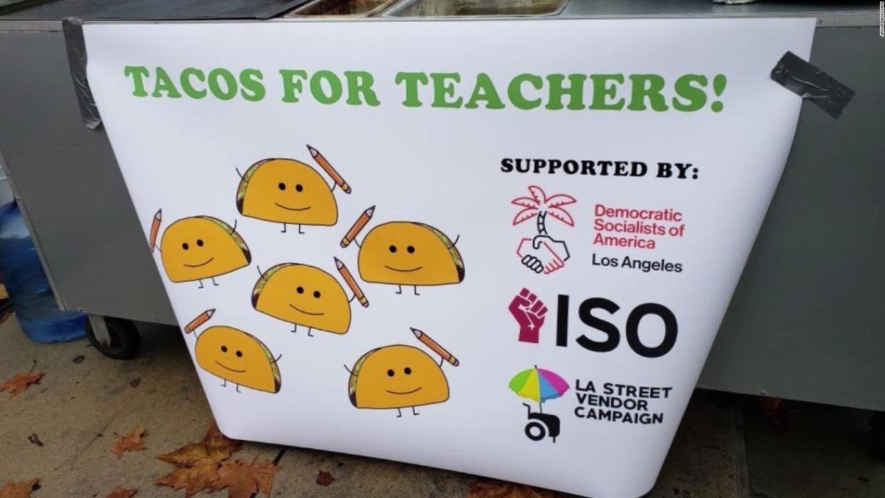 CNNE 605585 - tacos para los profesores en huelga