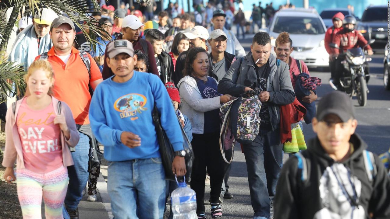 CNNE 606382 - cientos de hondurenos en busca del "sueno americano"