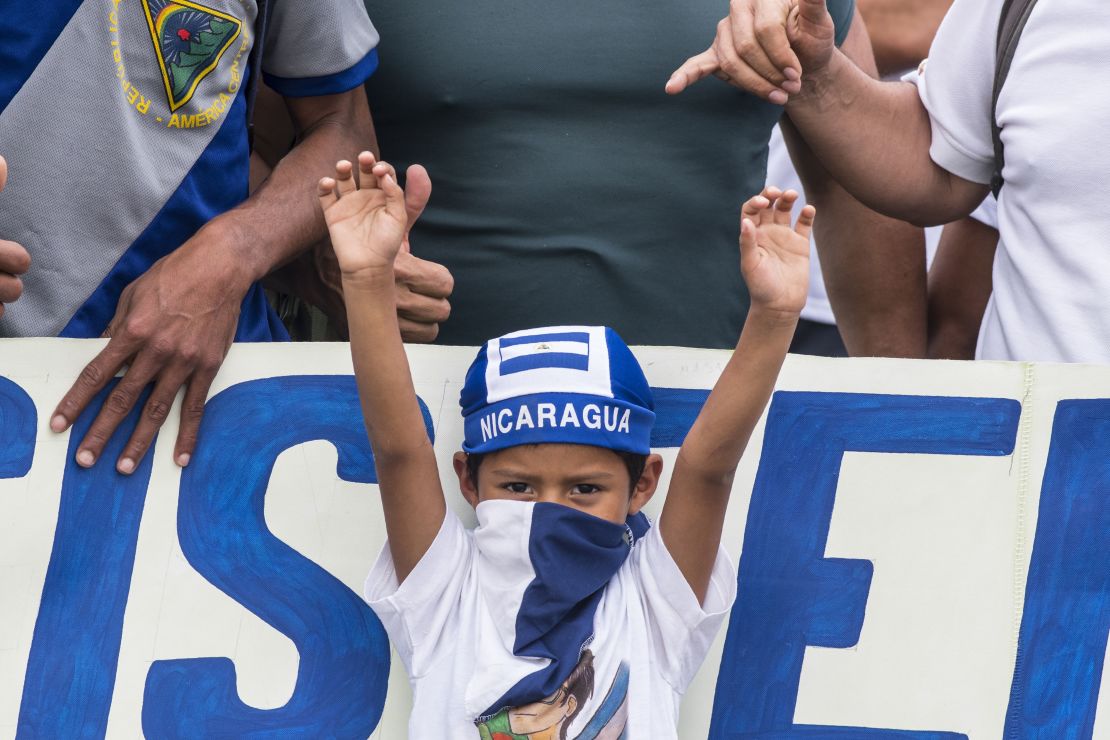 La zona exterior de la embajada de Nicaragua en San José Costa Rica, es uno de los lugares en que los nicaragüenses suelen manifestarse fuera de su país.