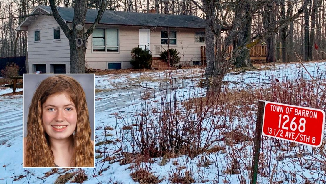 Afiches el rostro de Jayme Closs, durante su búsqueda.