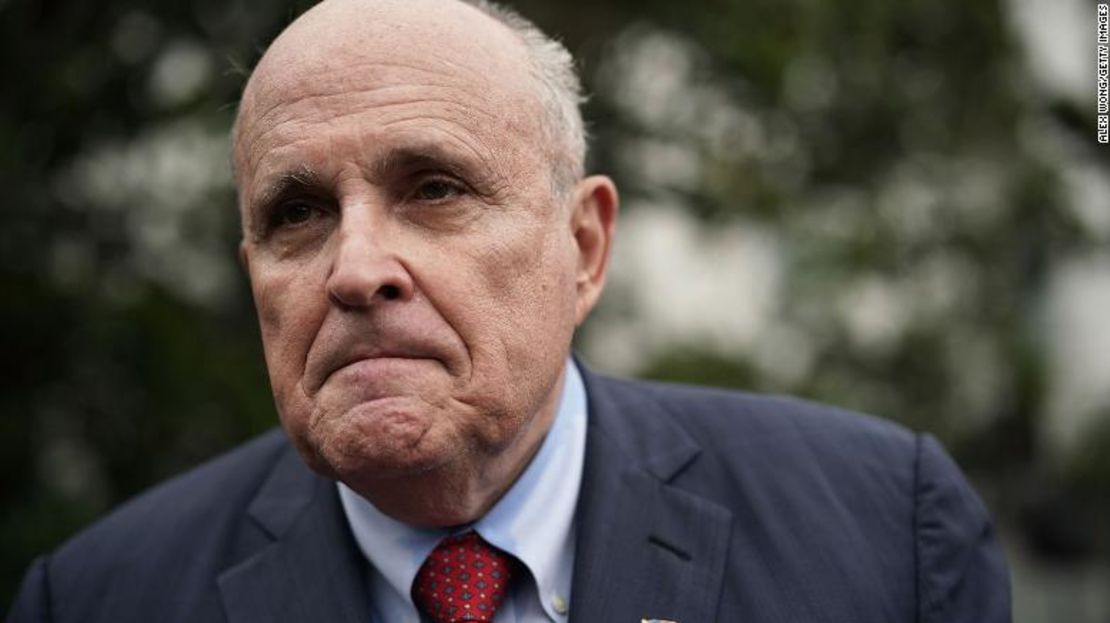 Rudy Giuliani, abogado de Donald Trump.