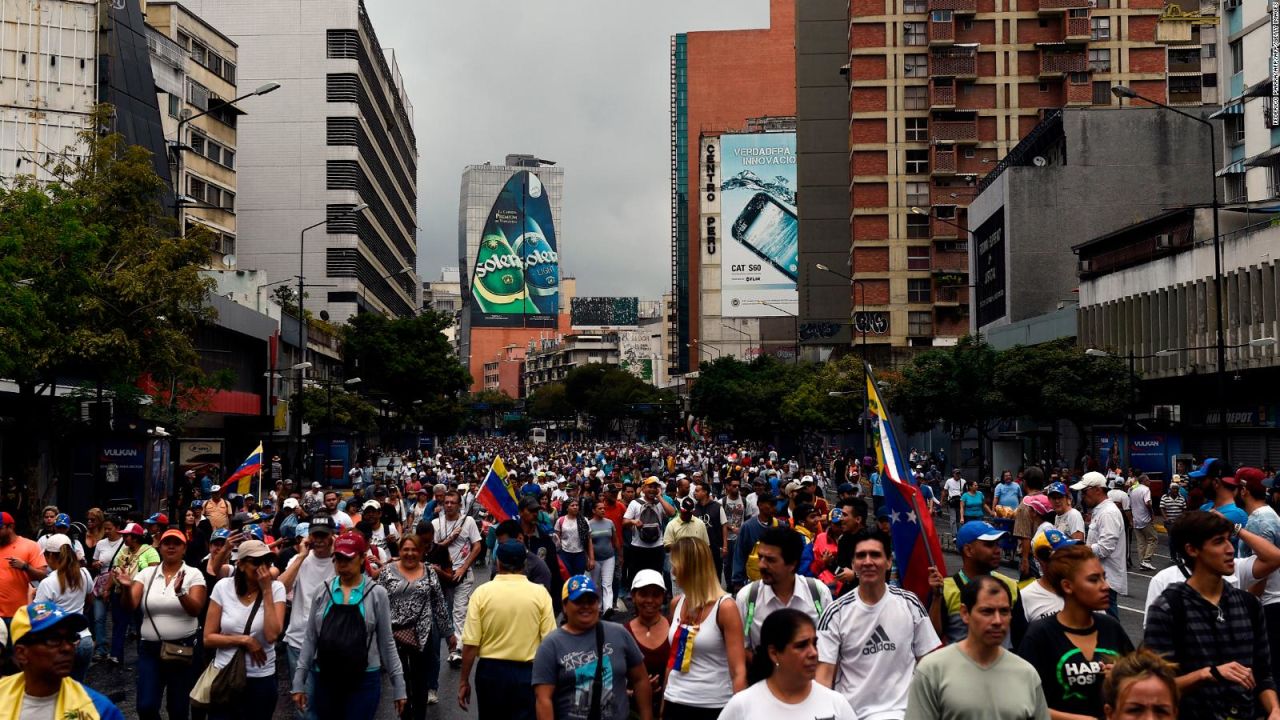 CNNE 608294 - inicia la manifestacion de la oposicion en venezuela