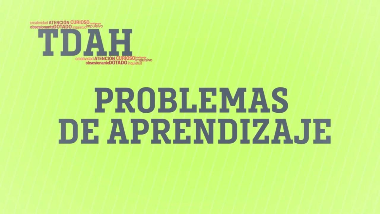 CNNE 609403 - los problemas de aprendizaje y el tdah