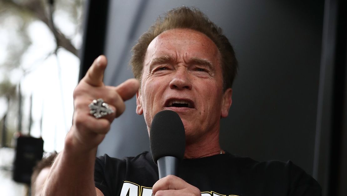 Arnold Schwarzenegger, en una actividad pública en Australia.