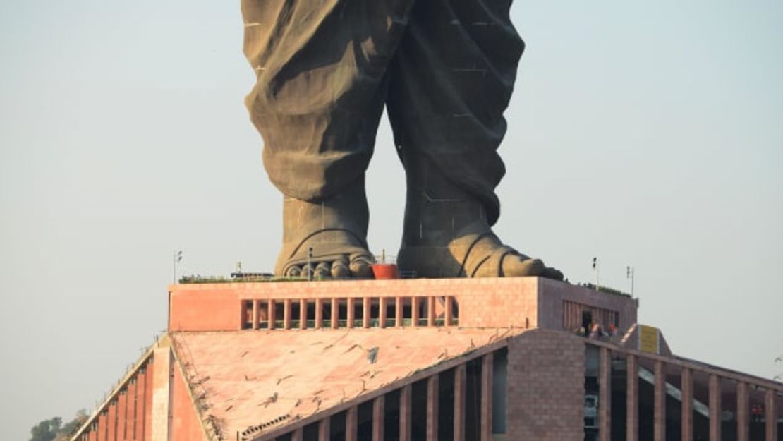 La estatua fue inaugurada en octubre de 2018.