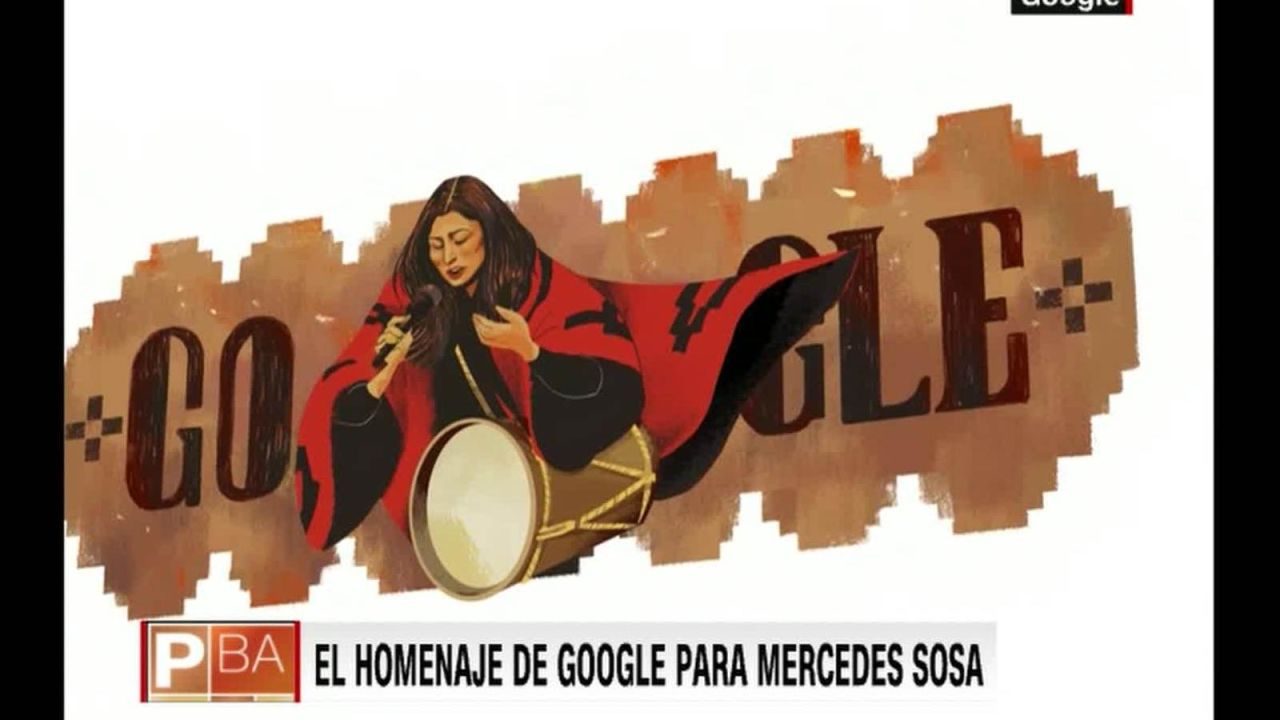 CNNE 611622 - el homenaje de google a mercedes sosa