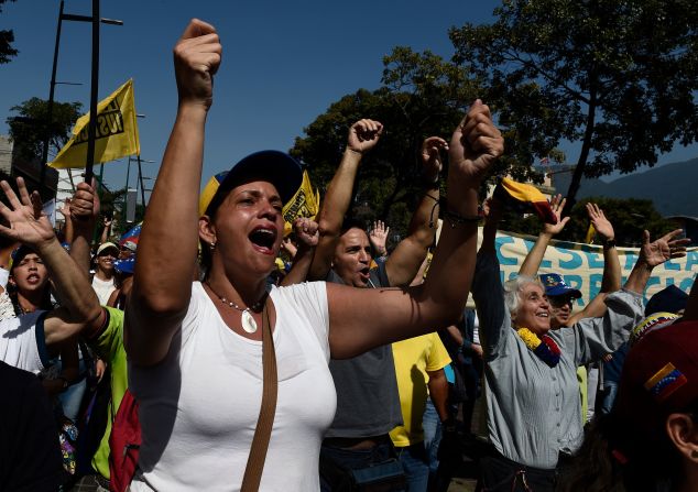 "El pueblo chavista está dos veces descontento, creyeron en un proyecto, están defraudados y hoy necesitan de futuro", dijo Juan Guaidó. Guaidó.