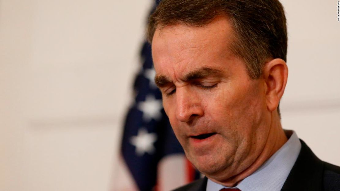 Ralph Northam, gobernador de Virginia, durante su reciente conferencia de prensa.