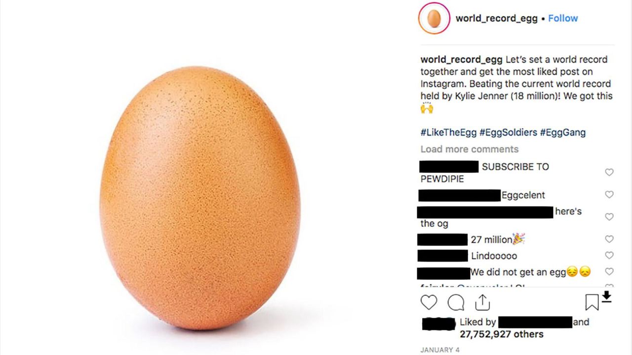 CNNE 612944 - el famoso huevo de instagram tiene un mensaje secreto