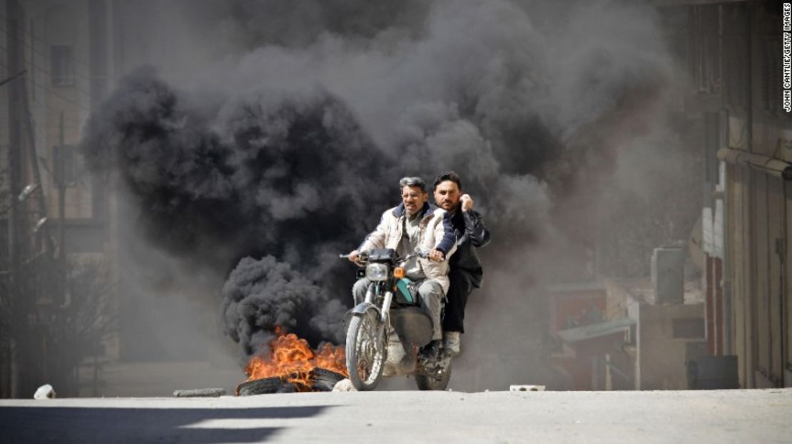 Una foto tomada por Cantlie en Siria en 2012.