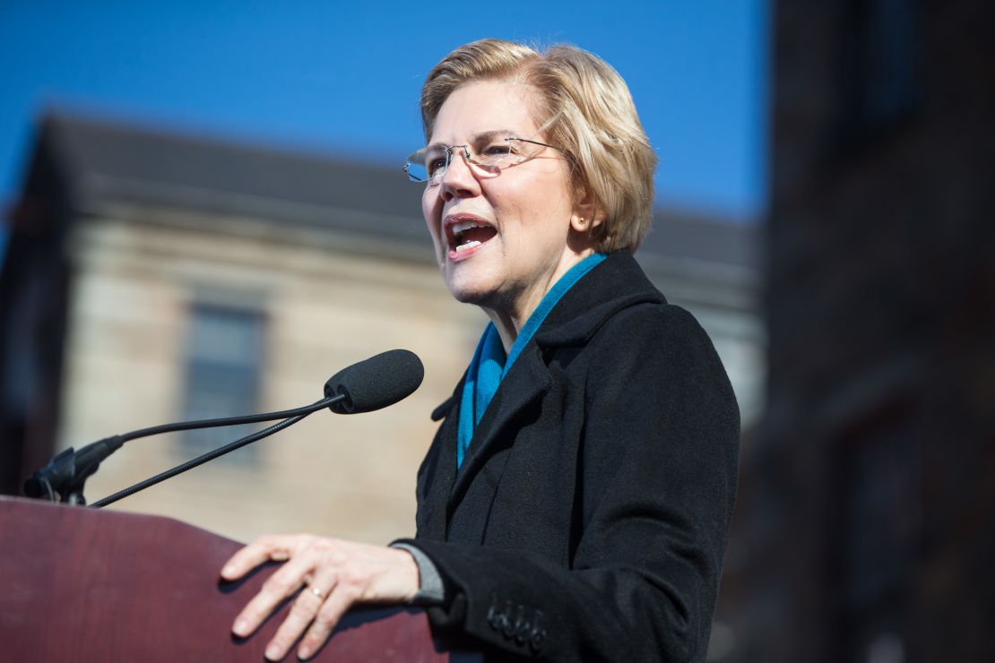 Elizabeth Warren, precandidata demócrata a la presidencia de Estados Unidos.