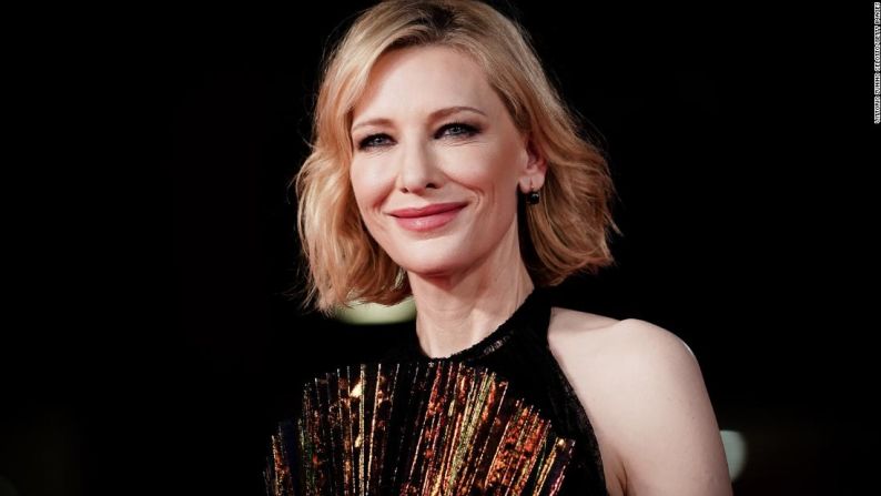 La actriz Cate Blanchett. Fecha de nacimiento: 14 de mayo.