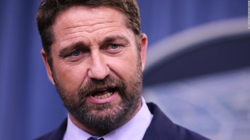 El actor Gerard Butler. Fecha de nacimiento: 13 de noviembre.