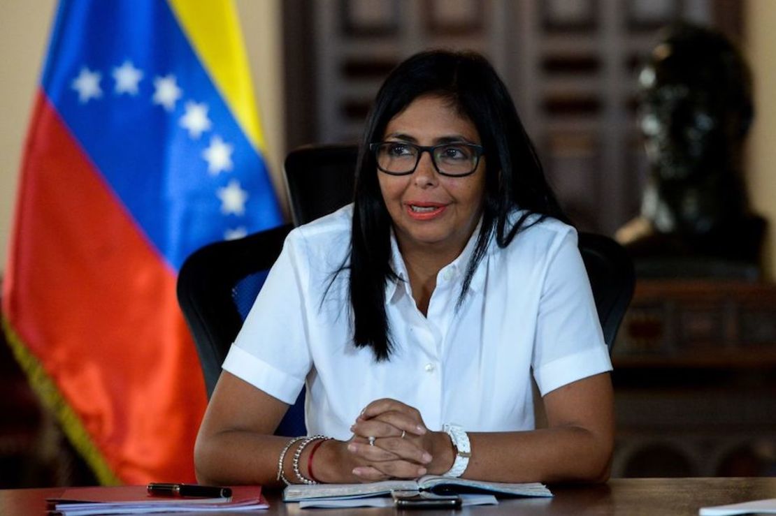 Delcy Rodríguez, vicepresidenta del Gobierno de Nicolás Maduro en Venezuela.