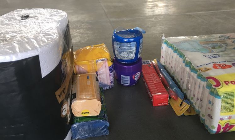 Estos son los kits de higiene personal para los venezolanos que constan de jabón, cepillos de dientes, crema dental y otros artículos de higiene personal para ayudar alrededor de 25.000 personas a mantenerse saludables y prevenir enfermedades.