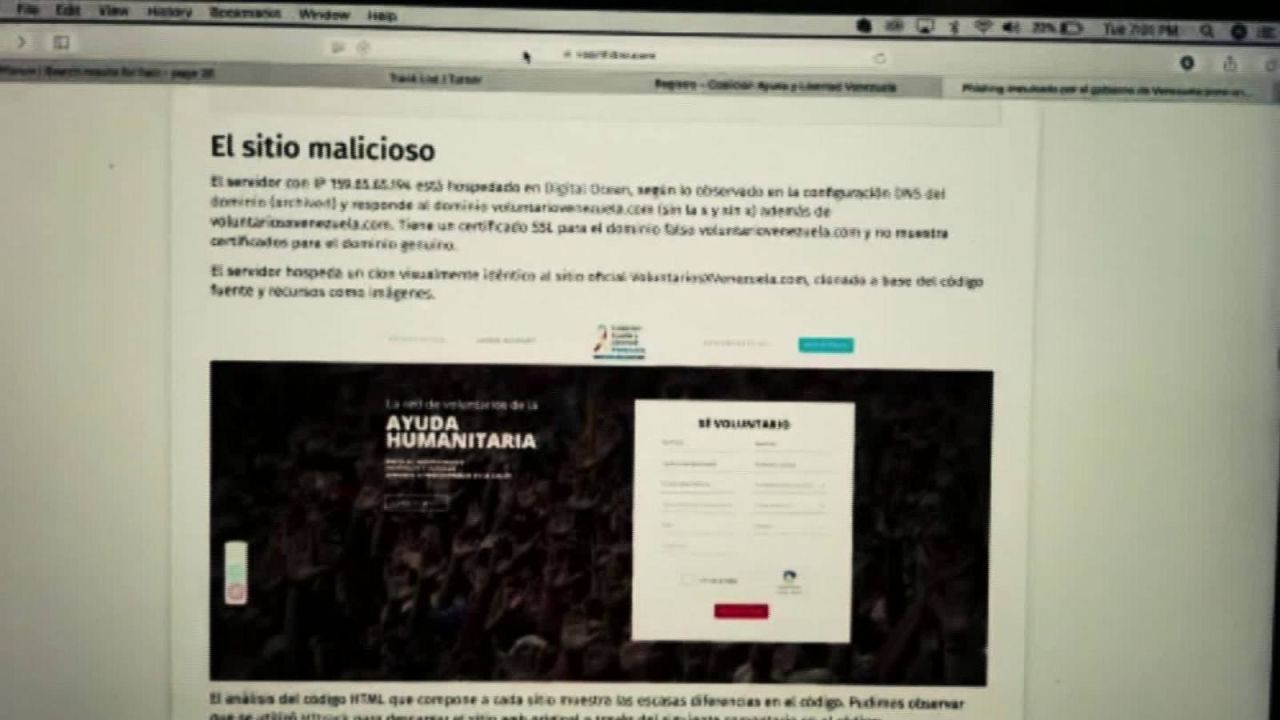 CNNE 618160 - roban datos de miles en venezuela a traves de internet