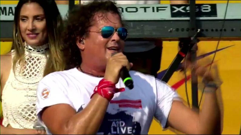 Carlos Vives envió un mensaje de Yordano en Venezuela Aid Live