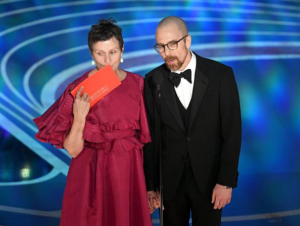 Frances McDormand y Sam Rockwell (Kevin Winter/Getty Images).