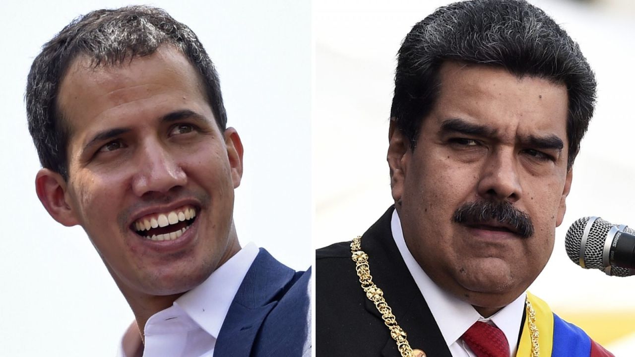 CNNE 622267 - topshot-combo-venezuela-crisis-maduro-guaido