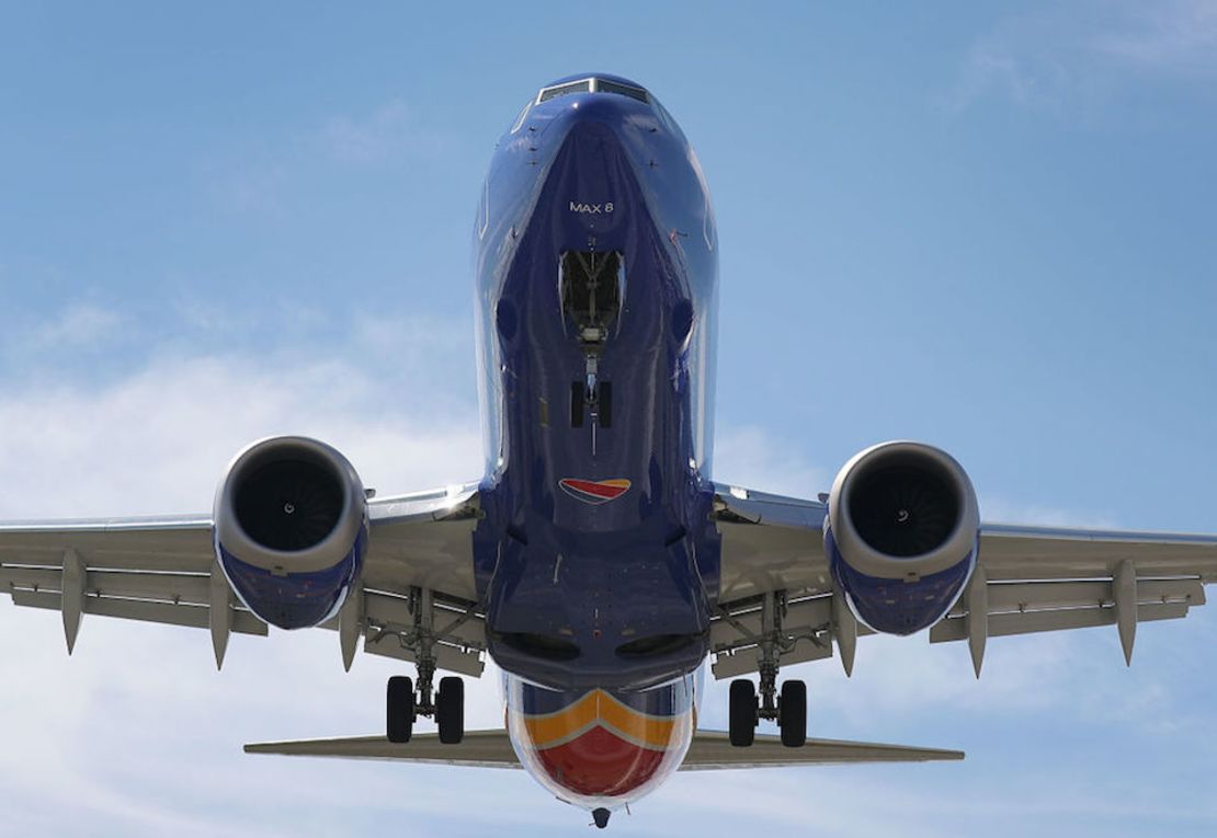 Un avión Boeing 737 Max 8 de Southwest Airlines.