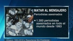 CNNE 627488 - unesco- 1-300 periodistas asesinados entre 1993 y 2019