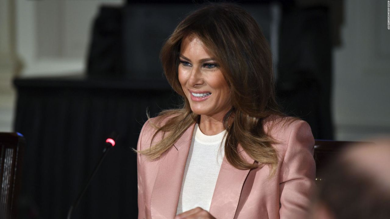 CNNE 627490 - melania trump promueve agenda con jovenes