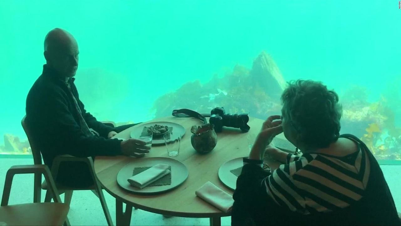 CNNE 628263 - #laimagendeldia- abren un restaurante bajo el agua en noruega