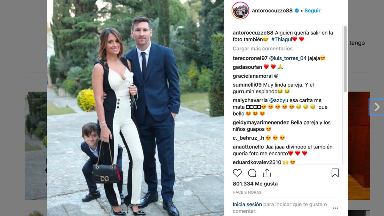 CNNE 630595 - el pequeno intruso en la foto de lionel messi