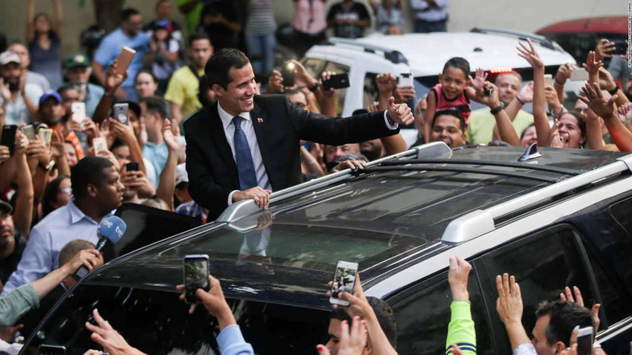 CNNE 631619 - repudian inhabilitacion politica de juan guaido