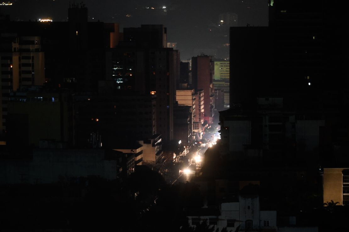 Apagón en Caracas el 29 de marzo de 2019