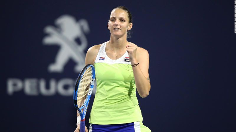 Pliskova va por su segundo título de la temporada | cnn