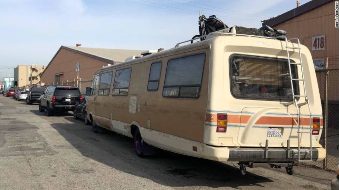 Las casas rodantes, como la de Sharhonda Beavers, son comunes en muchas ciudades de California, incluida San Francisco.